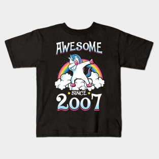 Awesome Since 2007 Kids T-Shirt